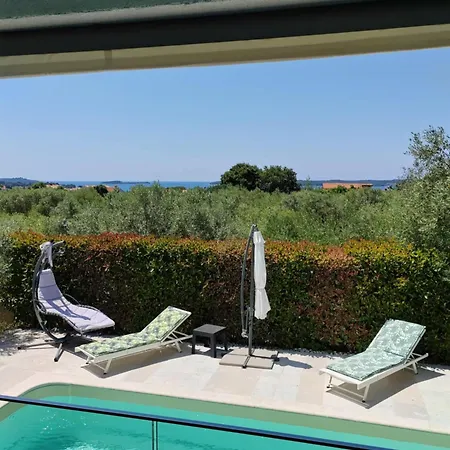 With Pool And Mesmerizing Sea View Fažana